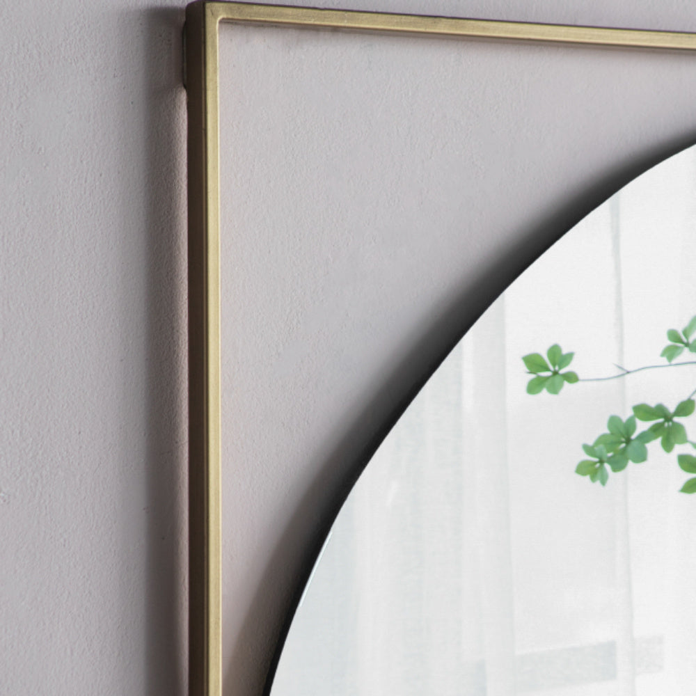 Irregular Wall Mirror in Frame