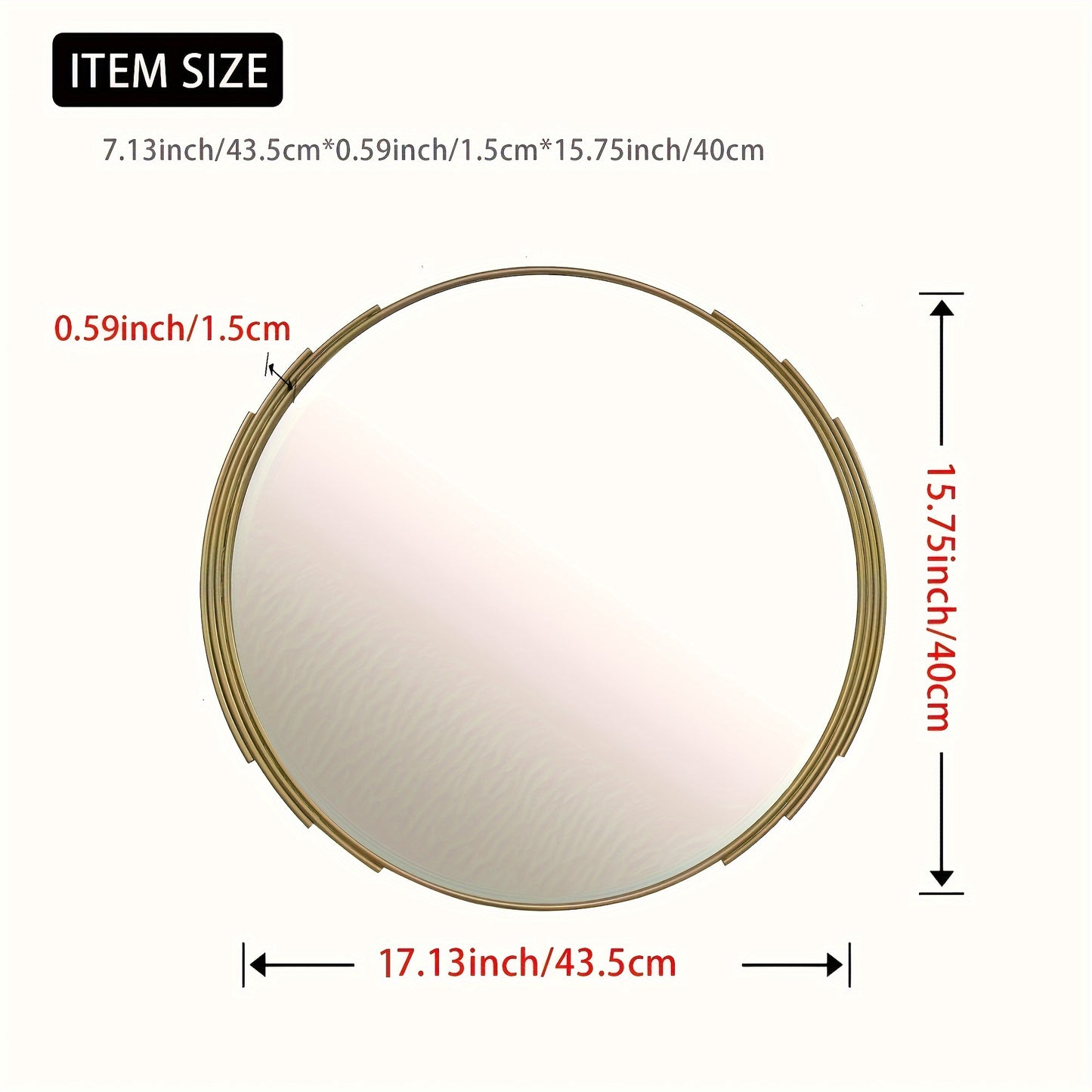Multicentric Round Mirror