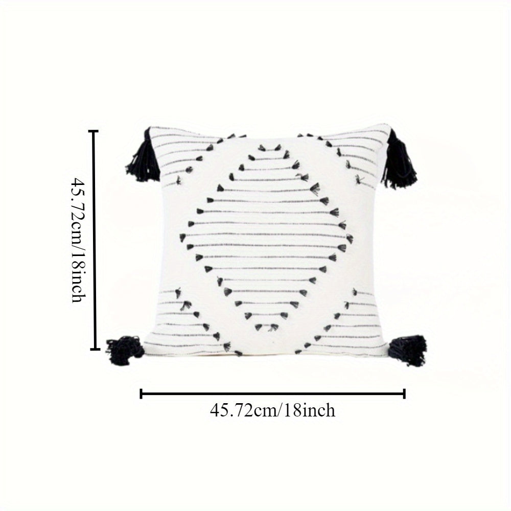 Modern Decorative Woven Throw Pillow (2 Pcs)