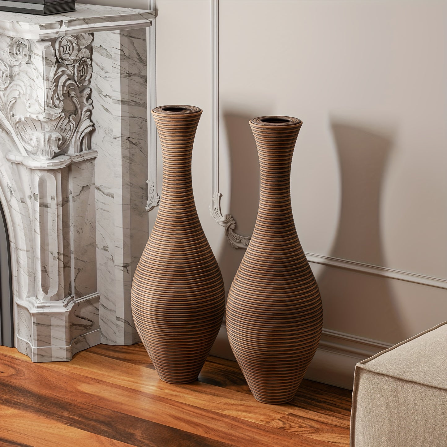 40 " Standing Floor Bamboo Vases
