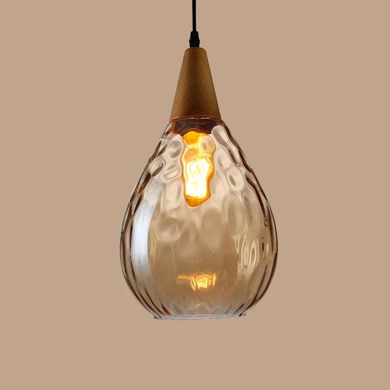 Glass Hanging Pendant Light