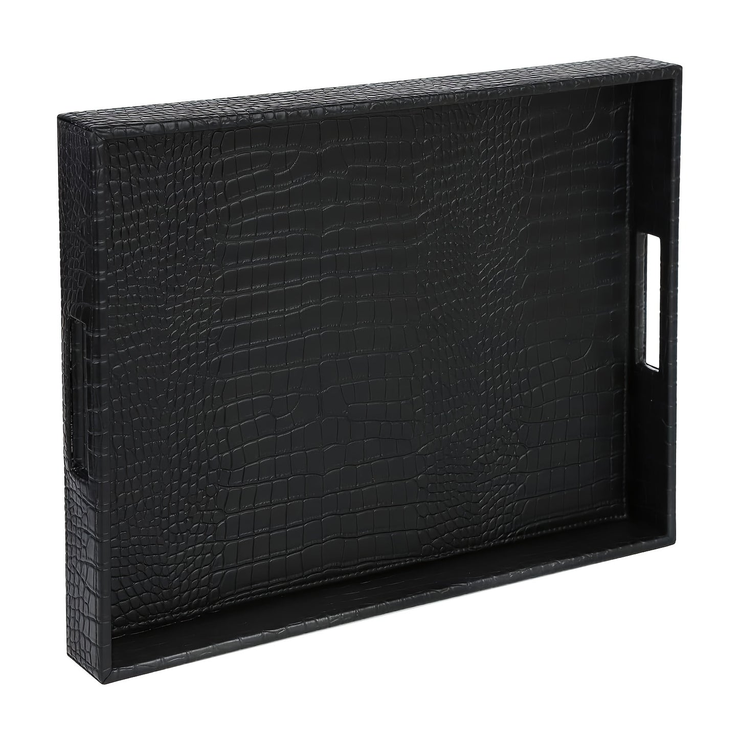 Rectangular Serving Tray With Handle Holes