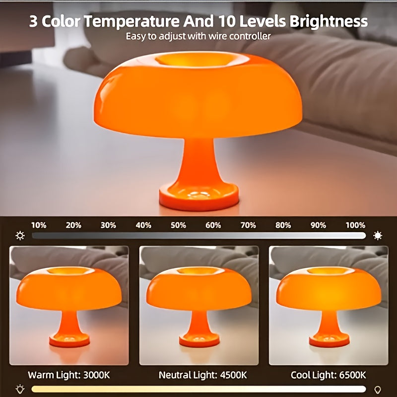 Modern LED Mushroom Table Lamp