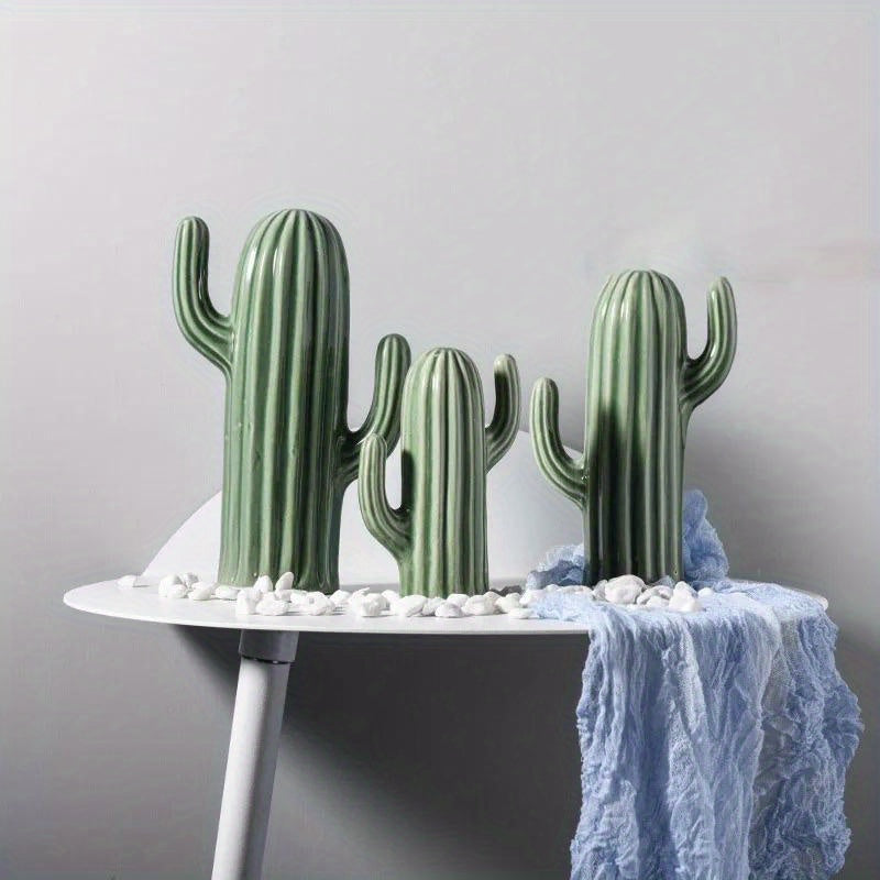 Ceramic Cactus Decor