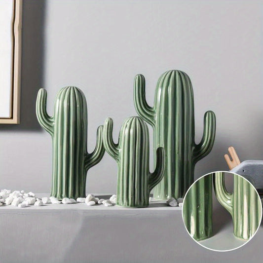 Ceramic Cactus Decor