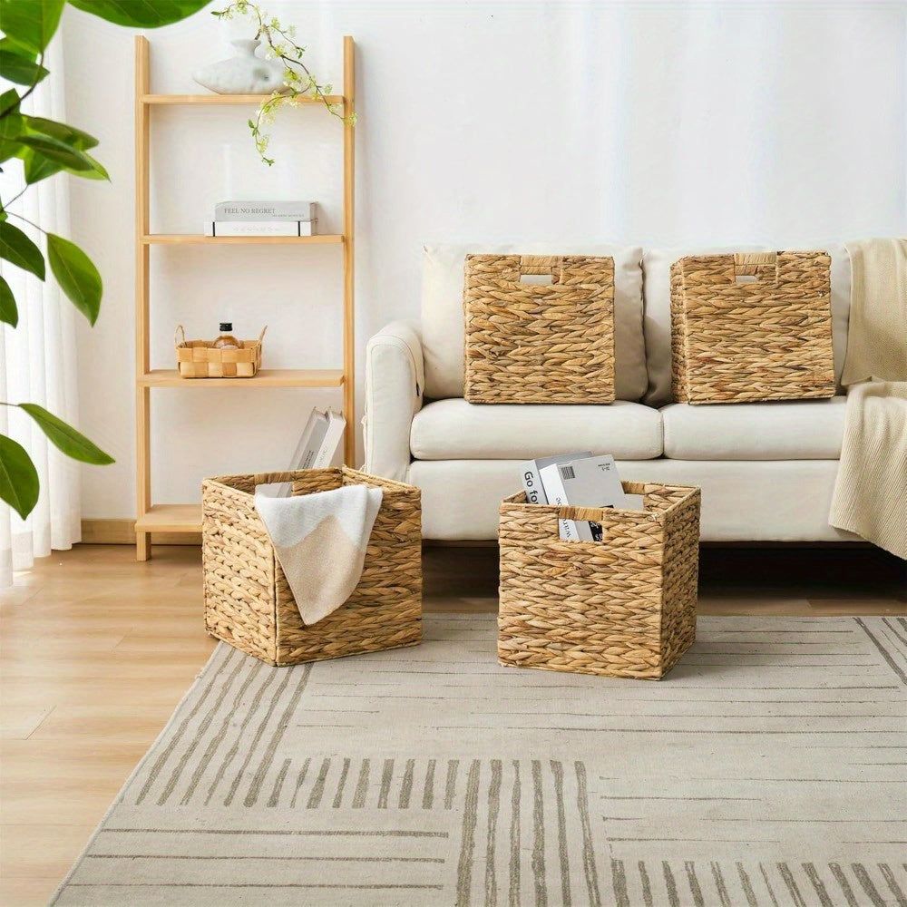 Natural Jute Storage Baskets