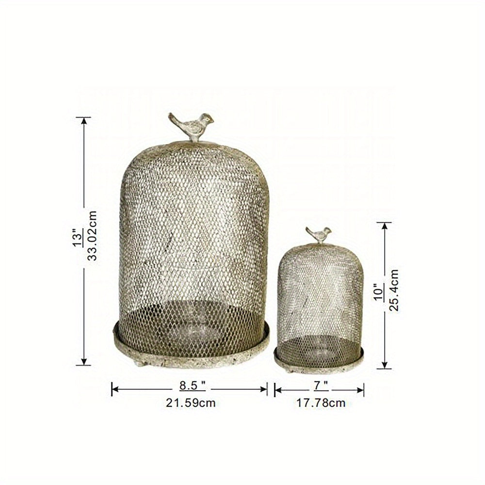 Decorative Bird Cage Lantern Candle Holders