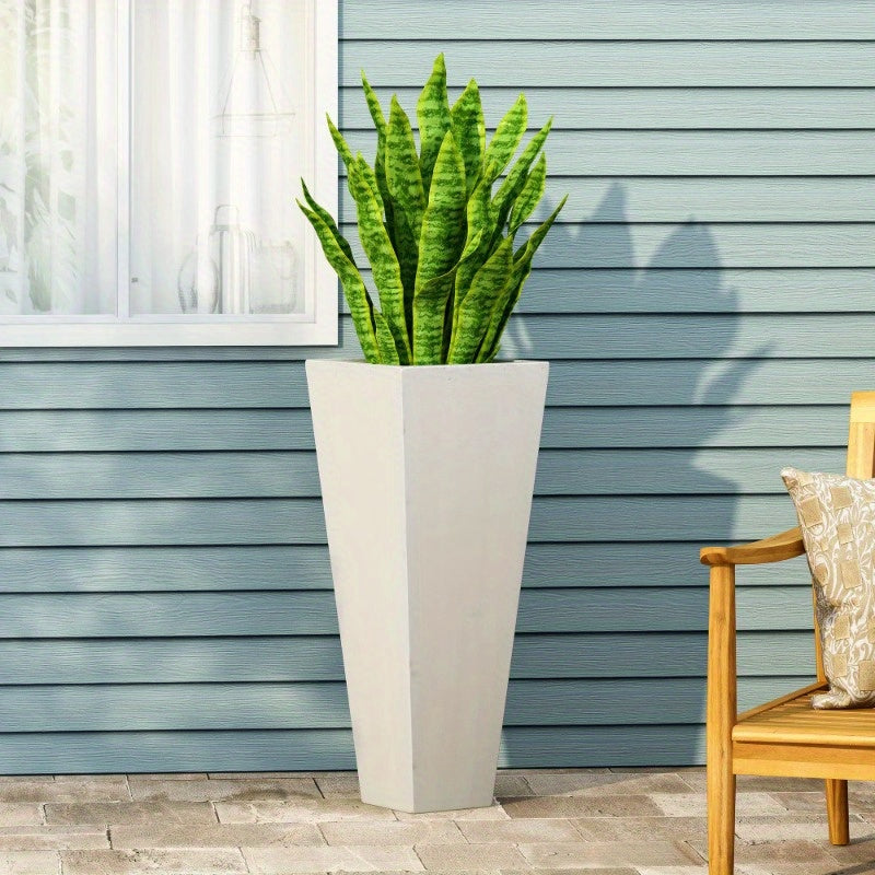 Modern White Ceramic Lightweight Vase