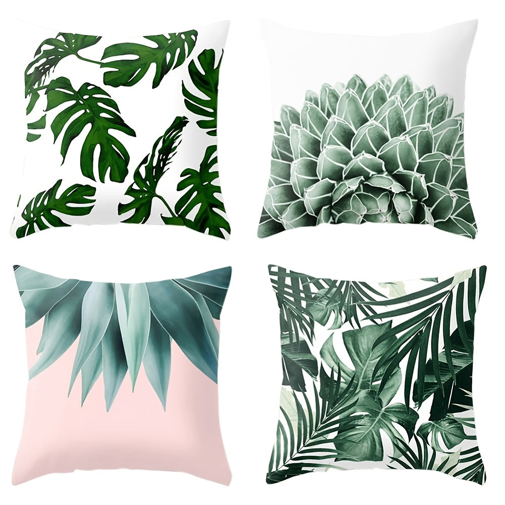 Floral Throw Pillow Covers (18x18")