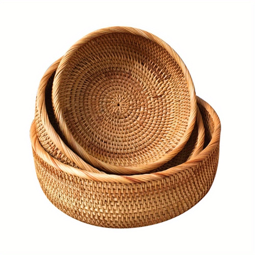 Rattan Wicker Basket Hand-Woven Basket