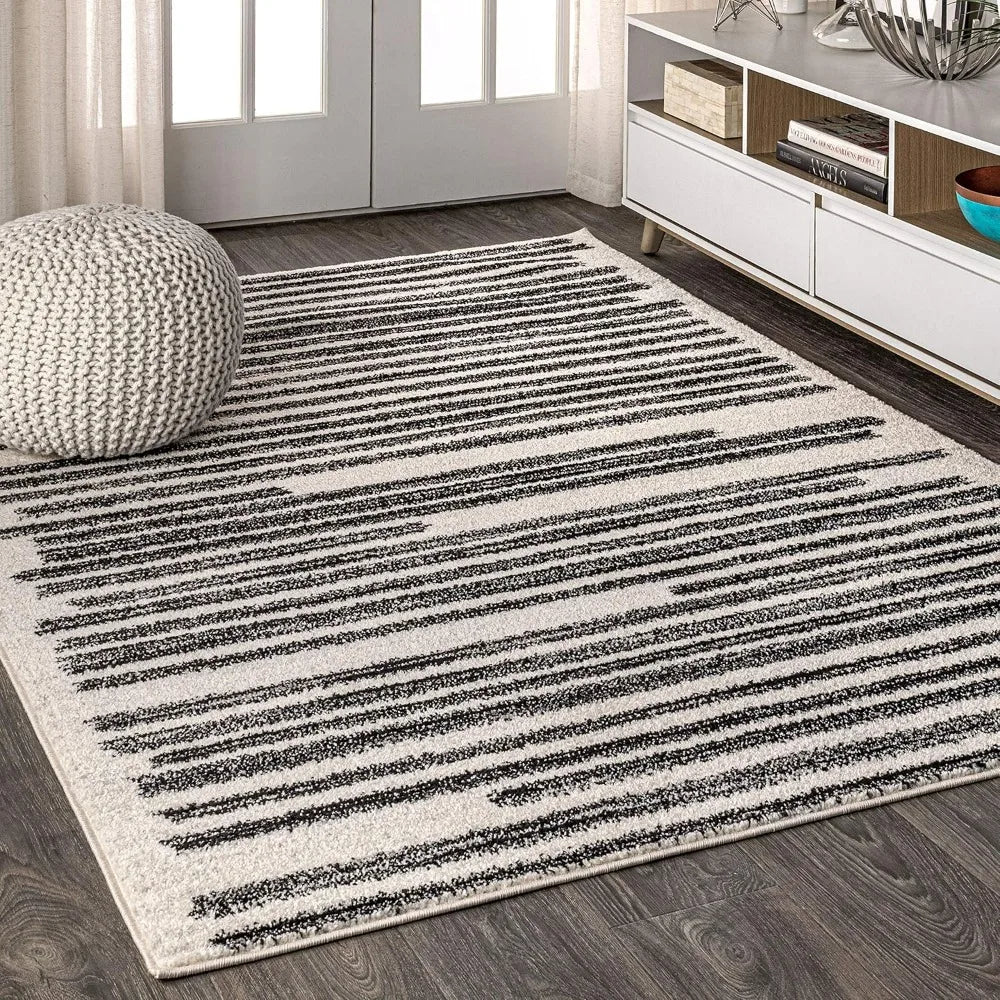 Modern Berber Stripe Indoor Area Rug