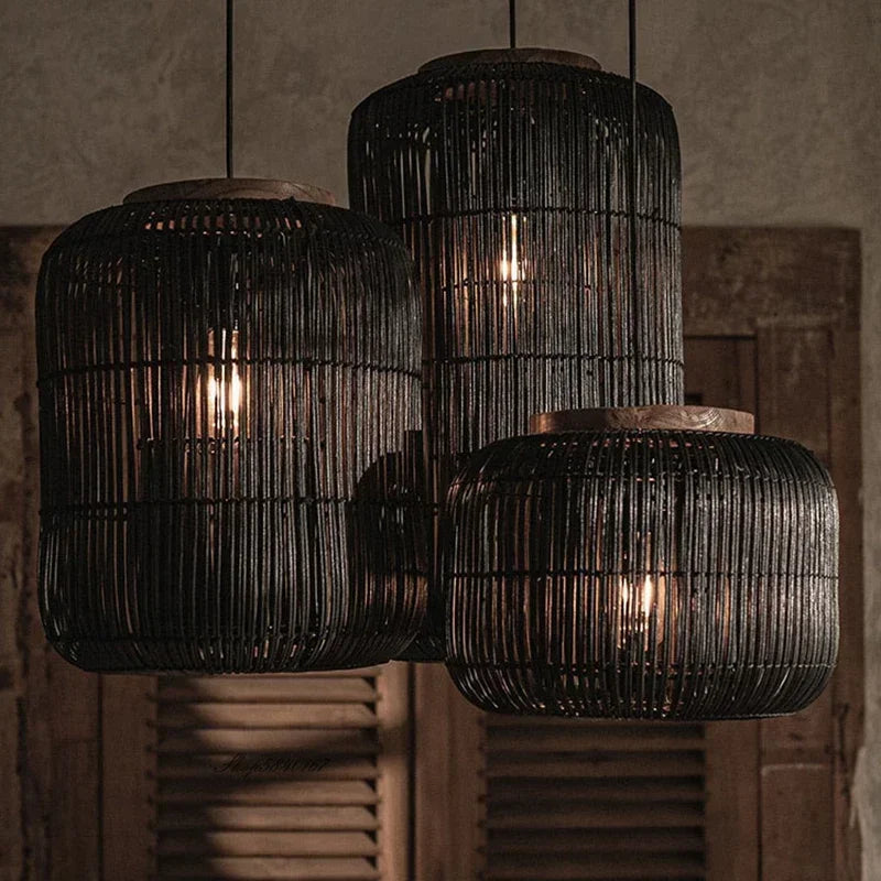 Wicker Pendant Lights