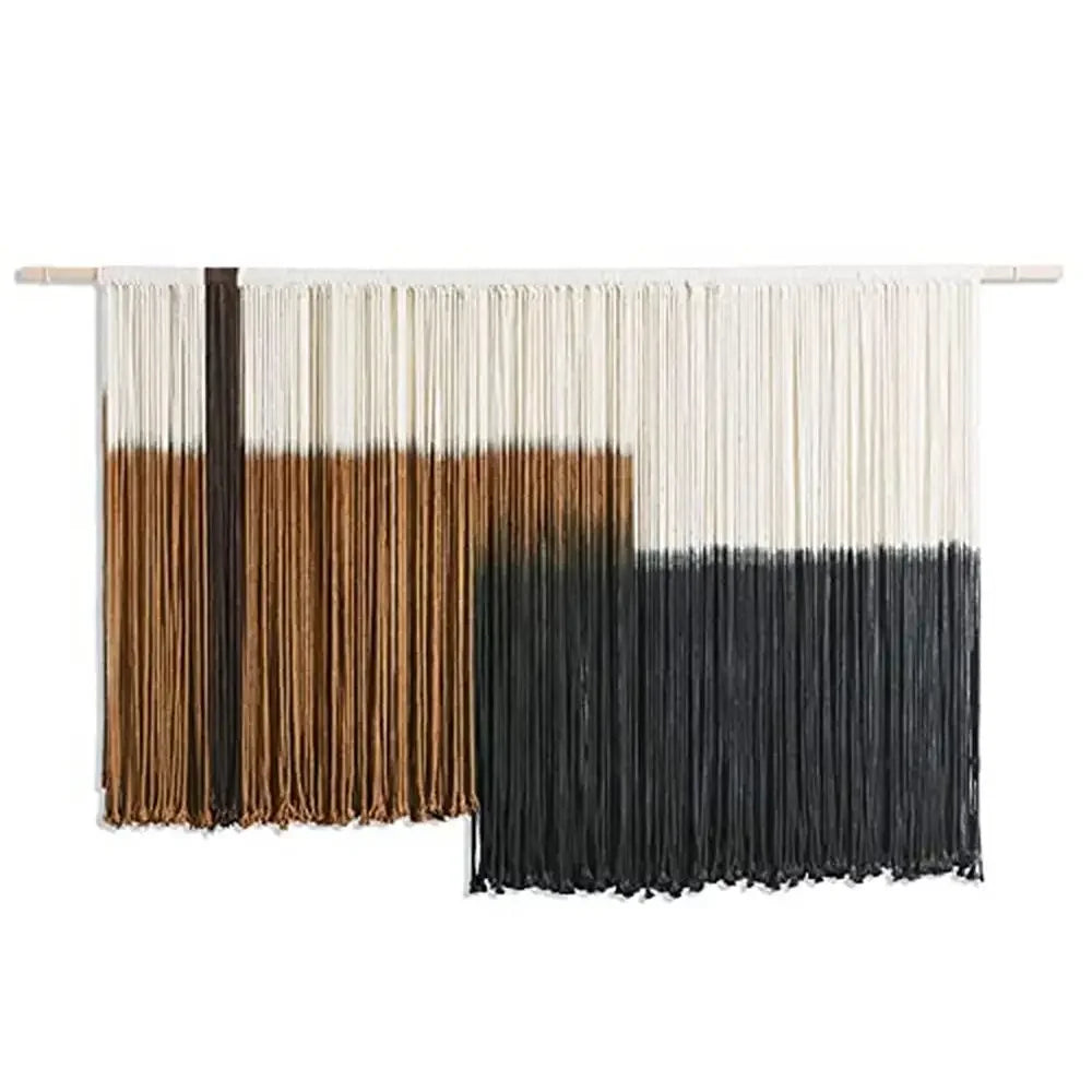 Large Dip Dye Macrame Wall Art Tapestry (59''x35'')