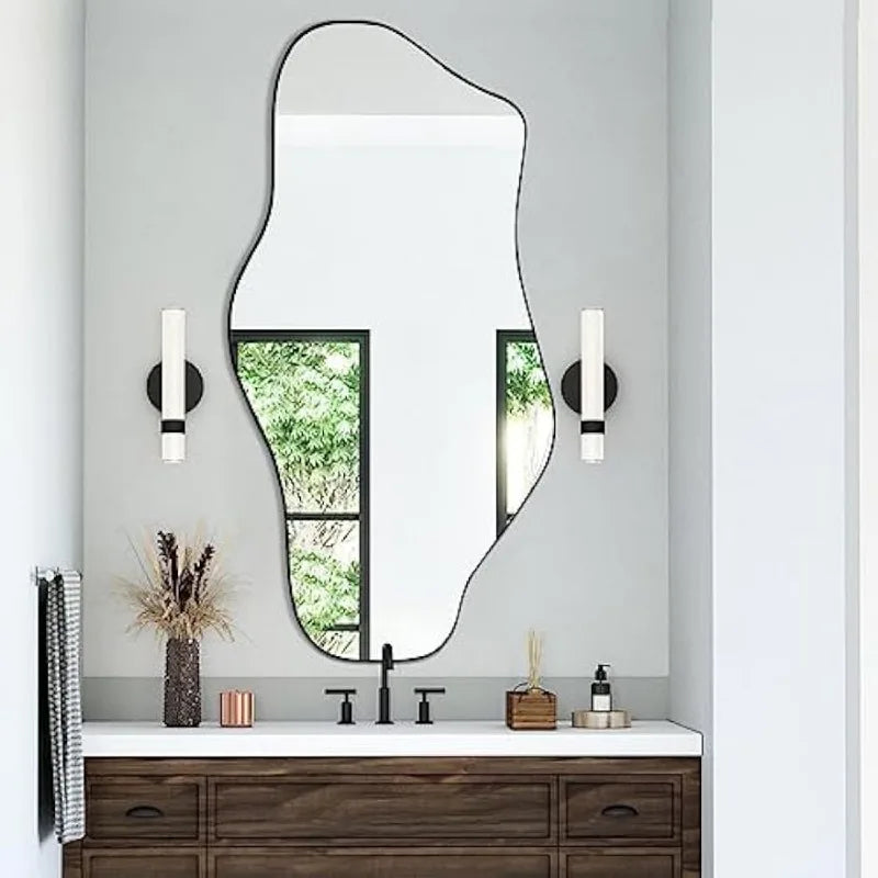 Large Asymmetrical Wall Mirror