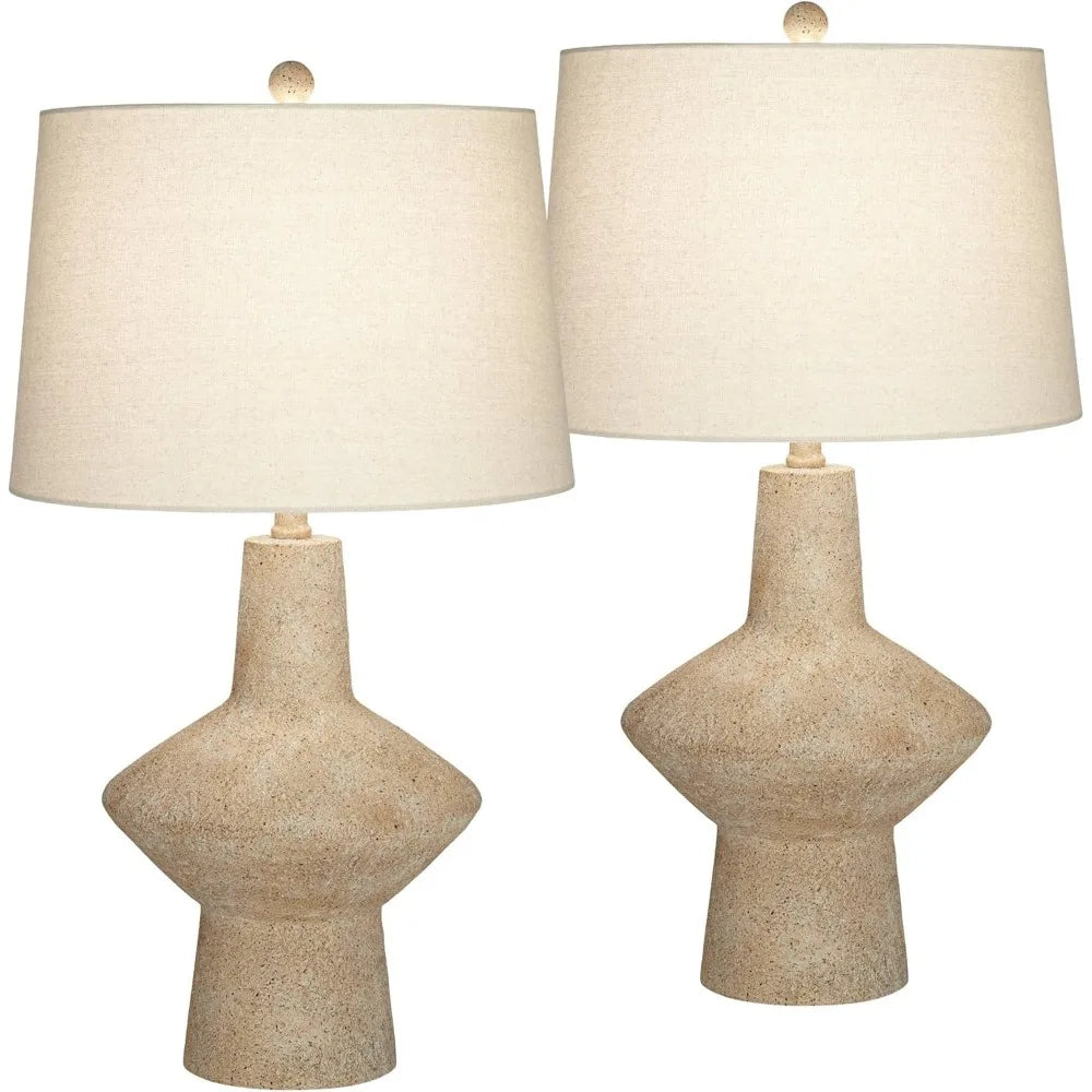 26 3/4" Geometric Table Lamps (Set of 2)