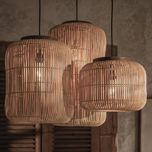 Wicker Pendant Lights