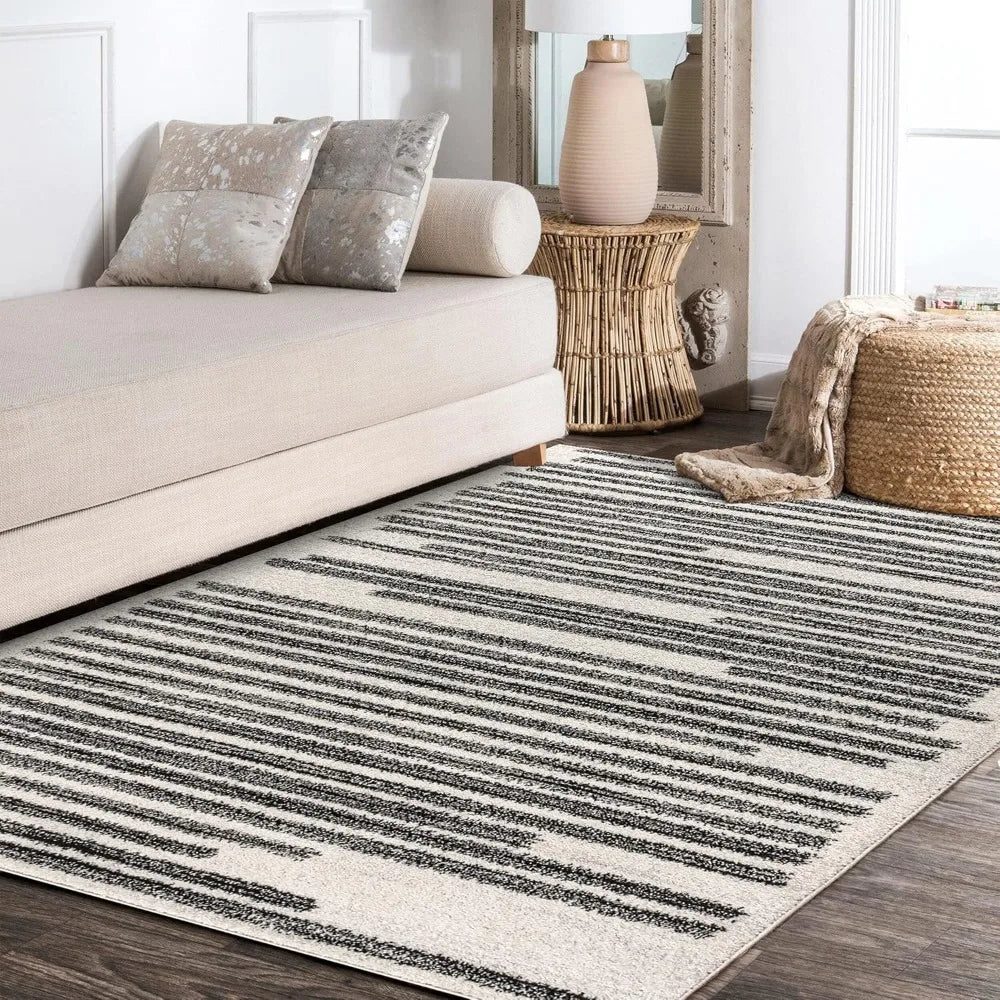 Modern Berber Stripe Indoor Area Rug