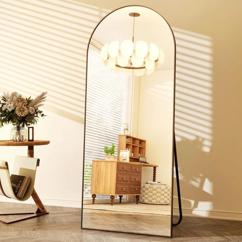 Arched Full Length Mirror Large Wall Mounted/Floor Mirror