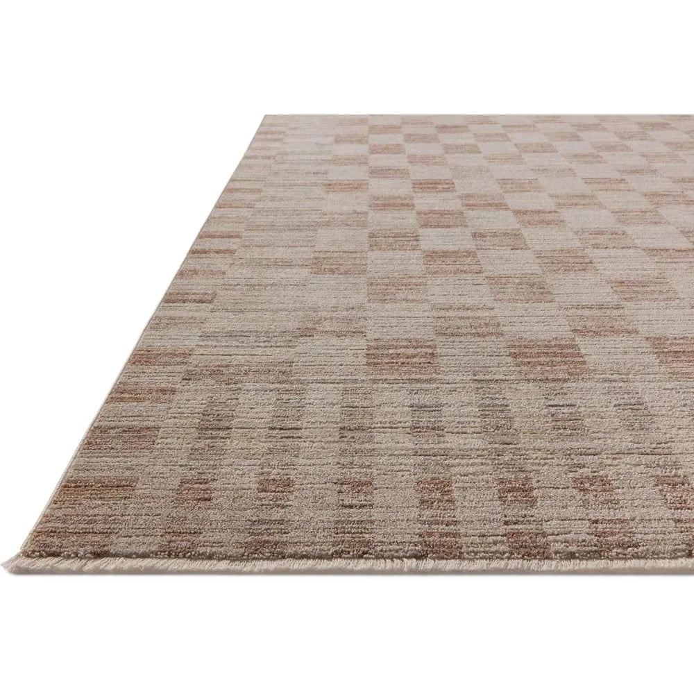 Brick/Natural Area Rug (8'x 10')