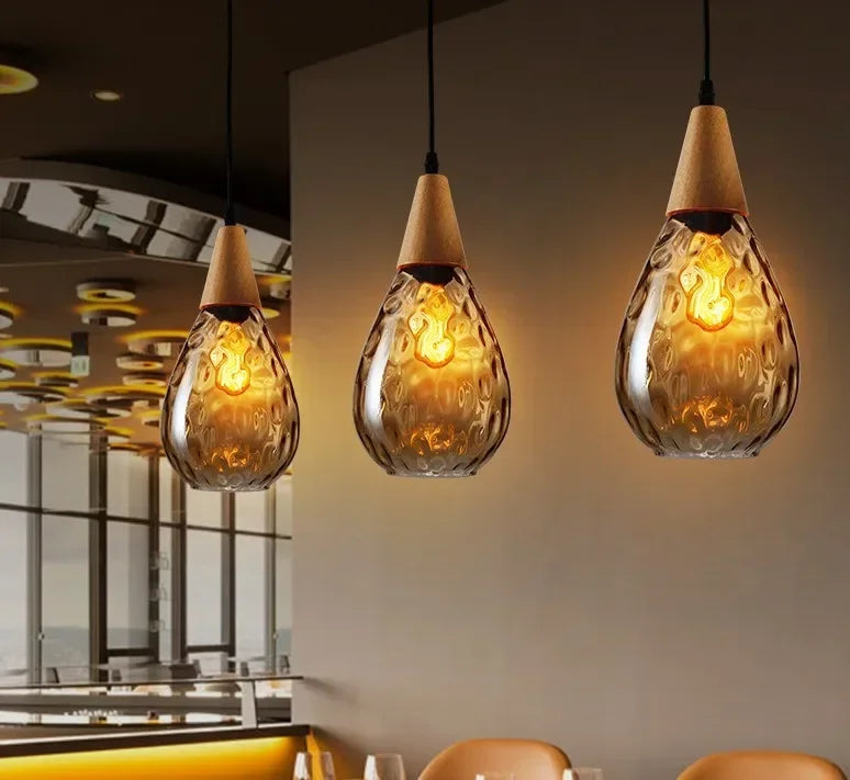 Glass Hanging Pendant Light