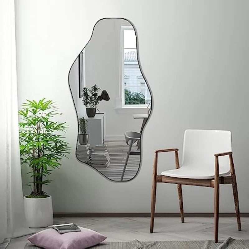 Large Asymmetrical Wall Mirror