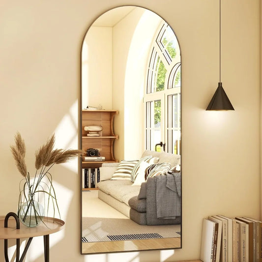 Arched Full Length Mirror Large Wall Mounted/Floor Mirror