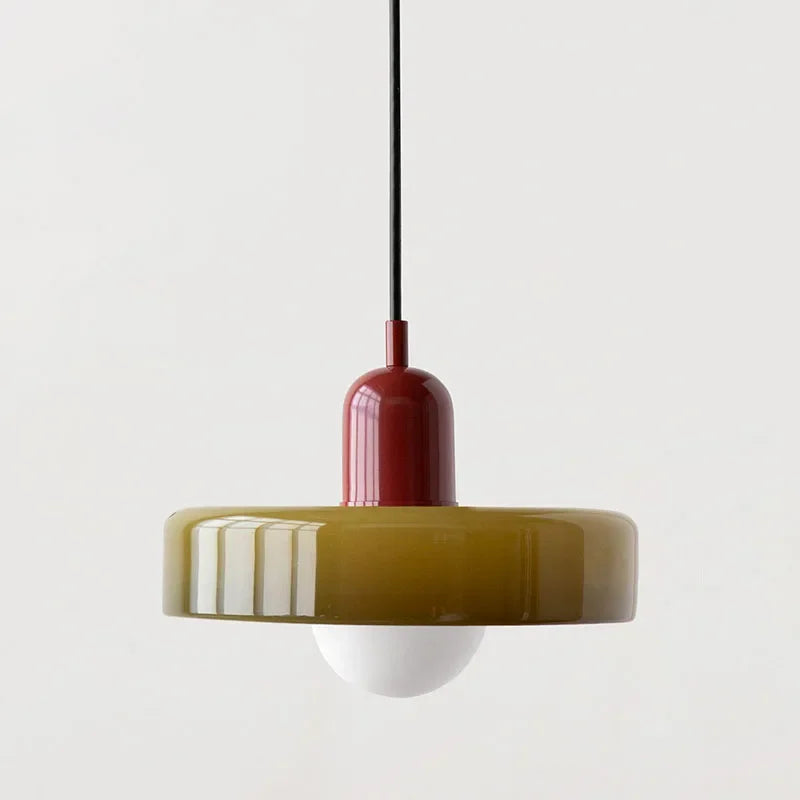 Retro Glass Shade Pendant