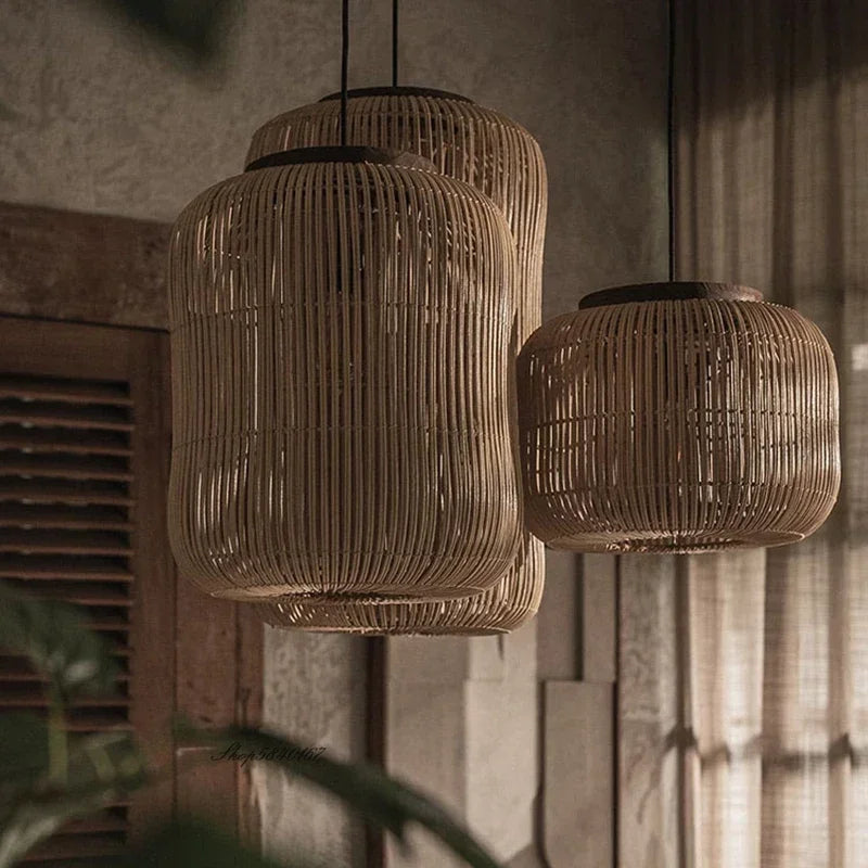 Wicker Pendant Lights