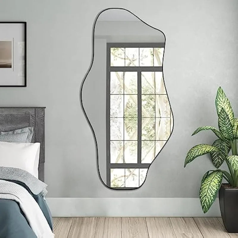 Large Asymmetrical Wall Mirror