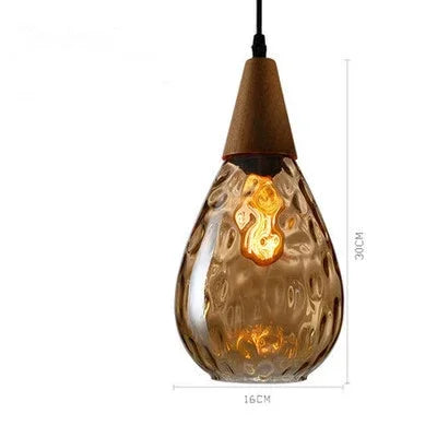 Glass Hanging Pendant Light