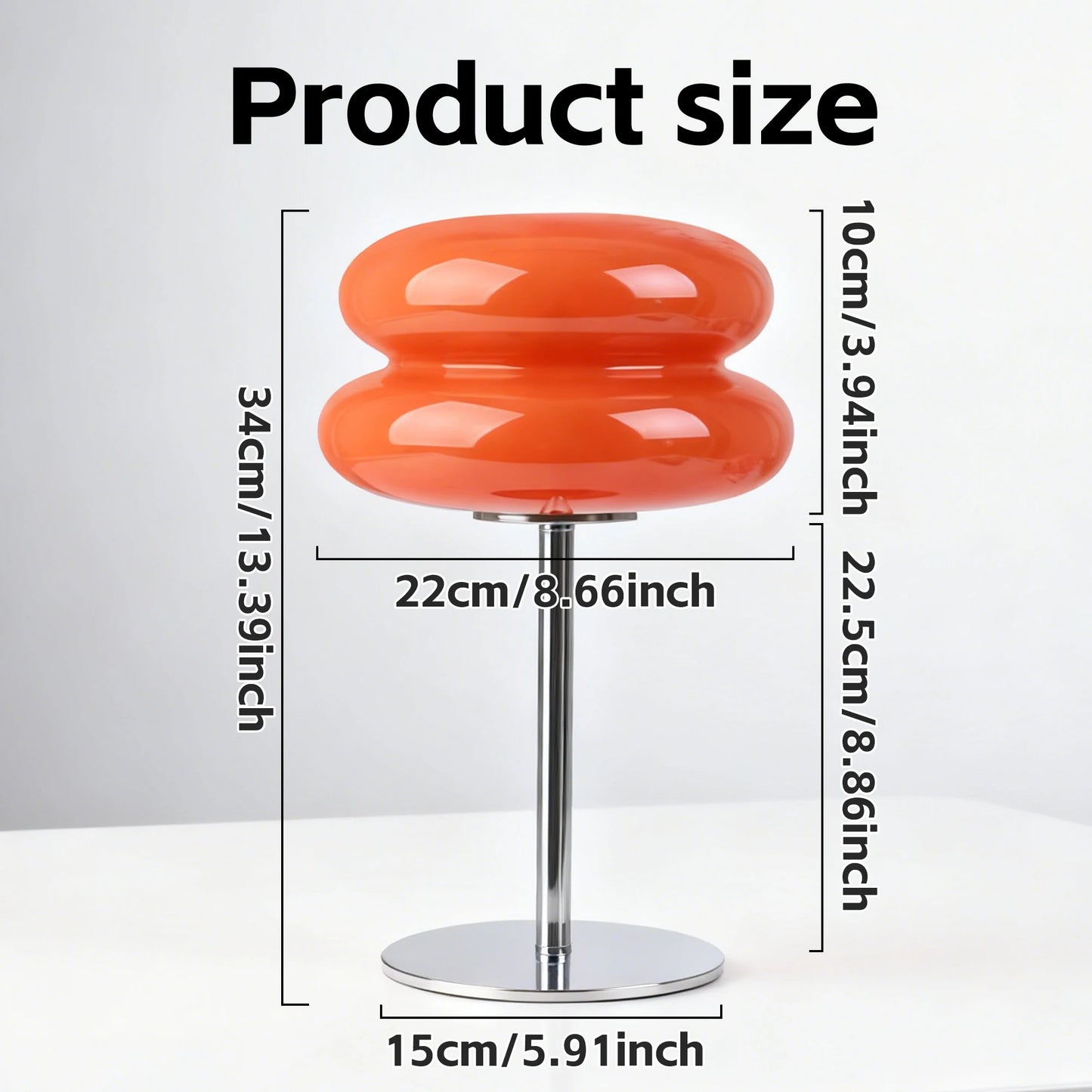 Macaron Glass Table Dimming Lamp