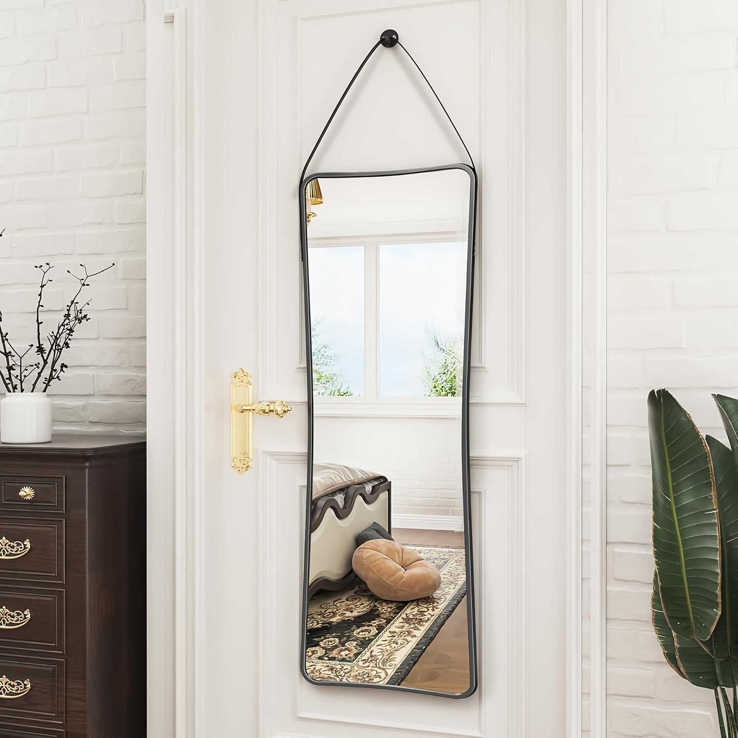 Irregular Full Length Wall Mirror (16"x48")