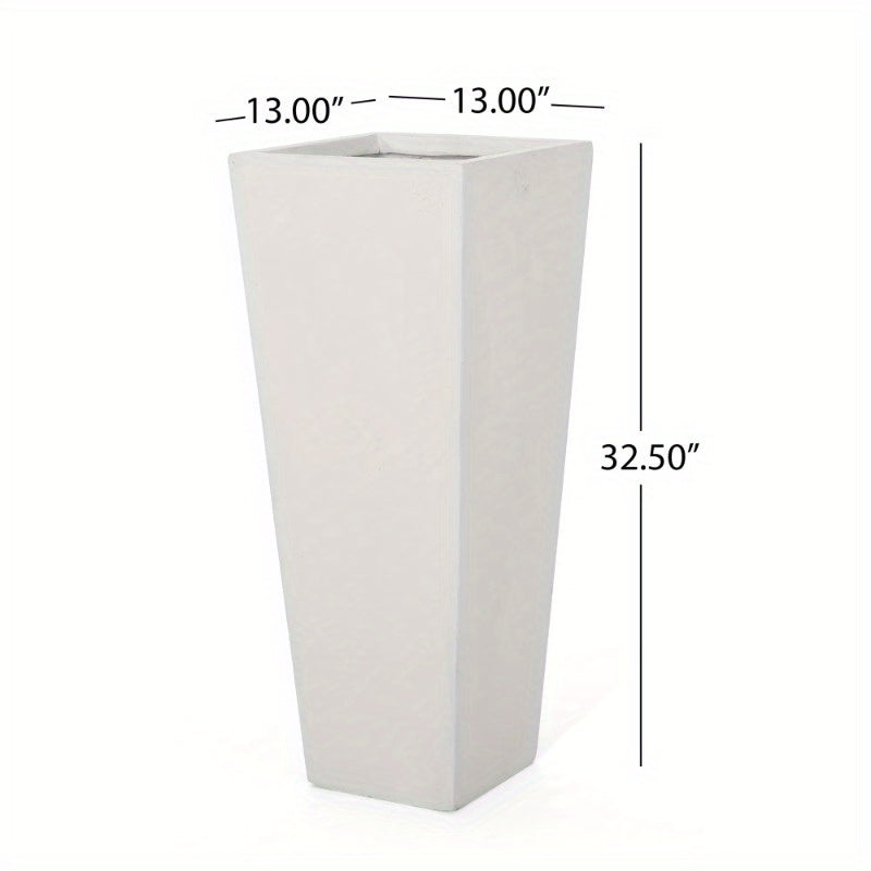 Modern White Ceramic Lightweight Vase