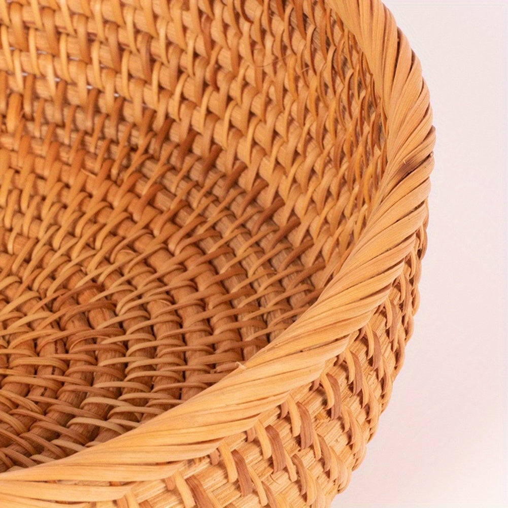 Rattan Wicker Basket Hand-Woven Basket