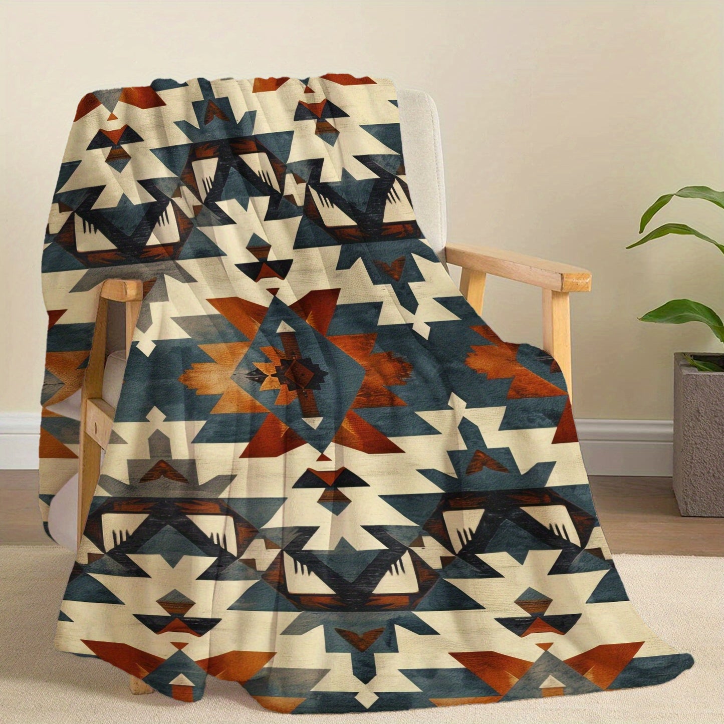 Aztec Soft Flannel Blanket