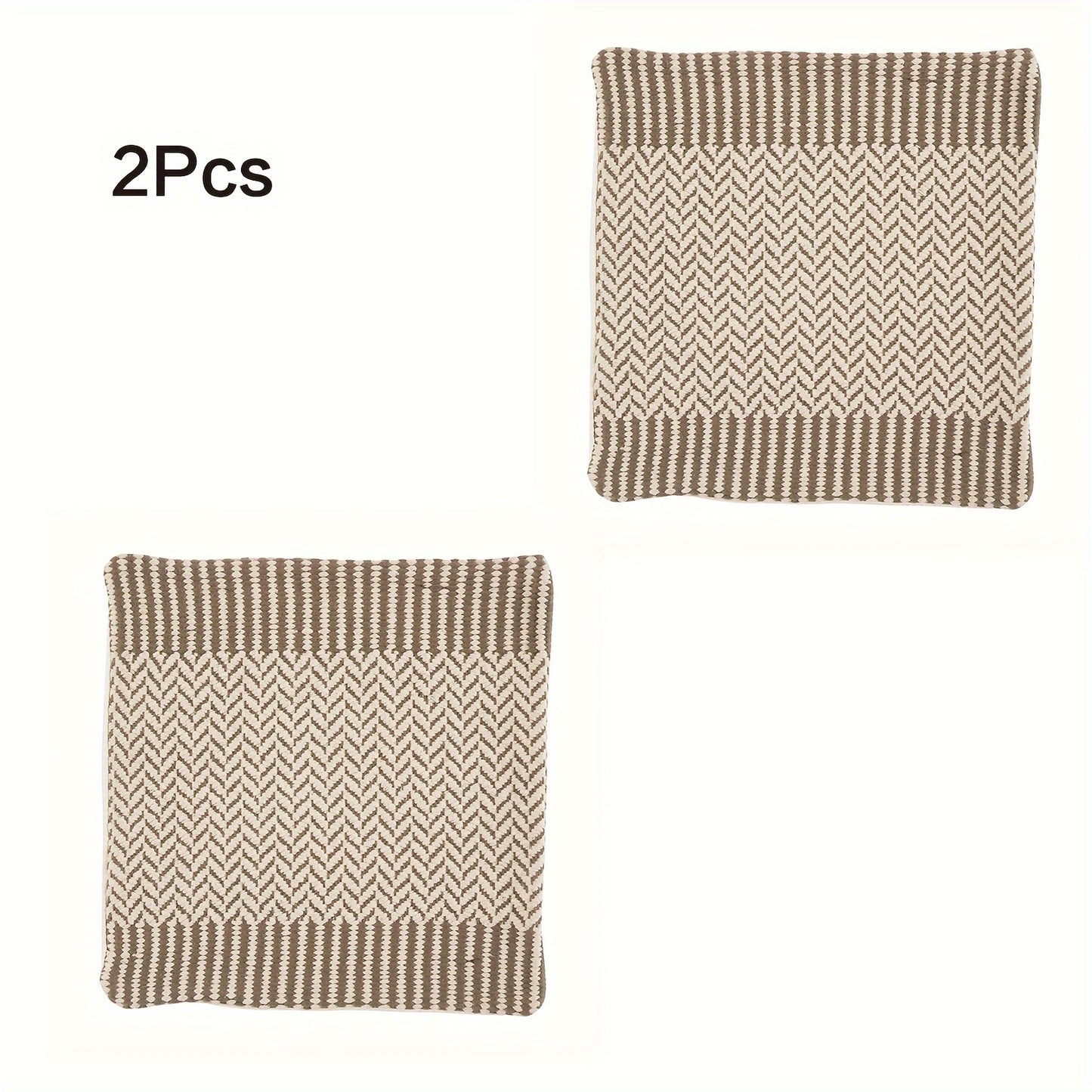 Coarse Yarn Knitted Pillow Covers (4Pcs / 2Pcs / 1Pcs)